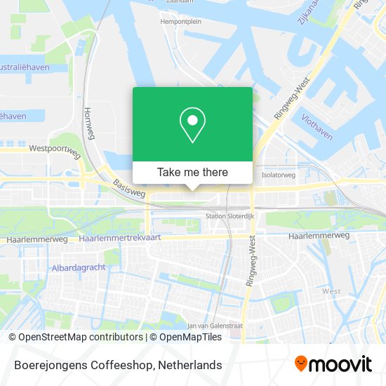 Boerejongens Coffeeshop map