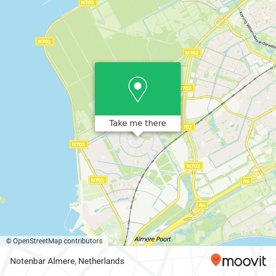 Notenbar Almere, Laviniastraat Karte
