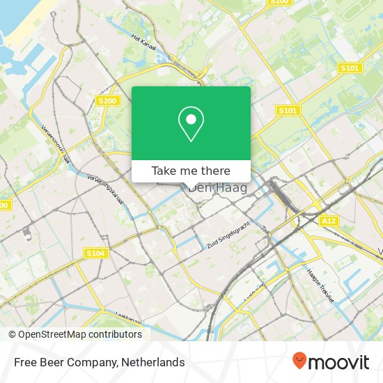 Free Beer Company, Prinsestraat 59 map