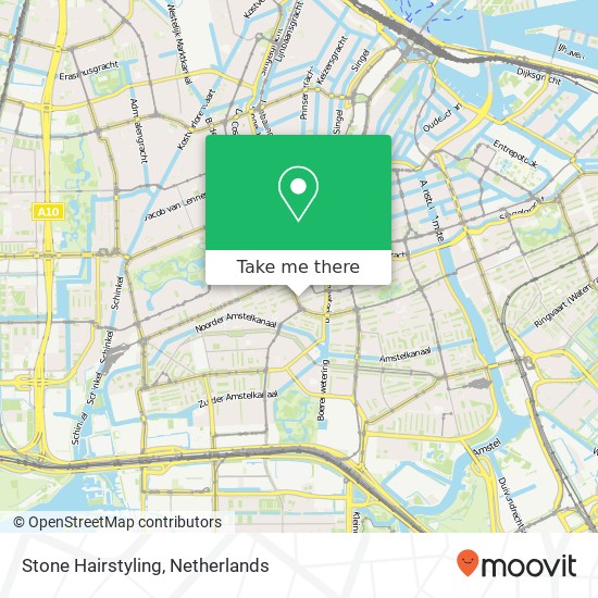 Stone Hairstyling, Van Baerlestraat 97 map