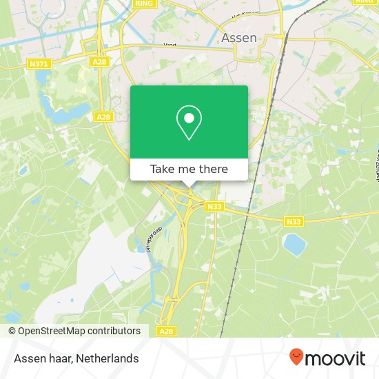 Assen haar, 9405 Assen map