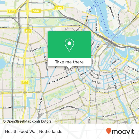 Health Food Wall, Kinkerstraat 66A map