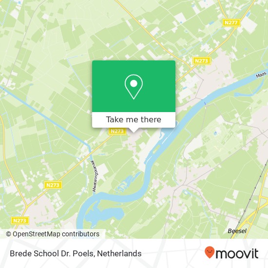 Brede School Dr. Poels, Schoolstraat 7 map