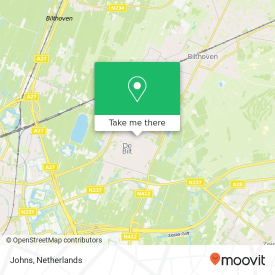 Johns, Hessenweg 185 map
