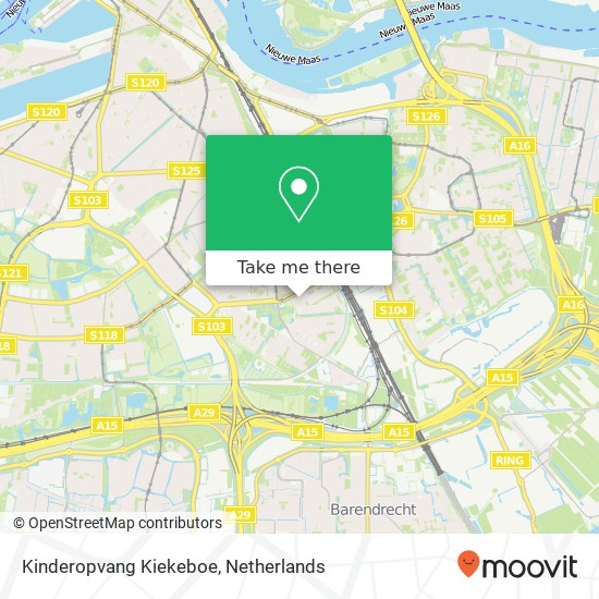 Kinderopvang Kiekeboe, Pliniusstraat 9 map