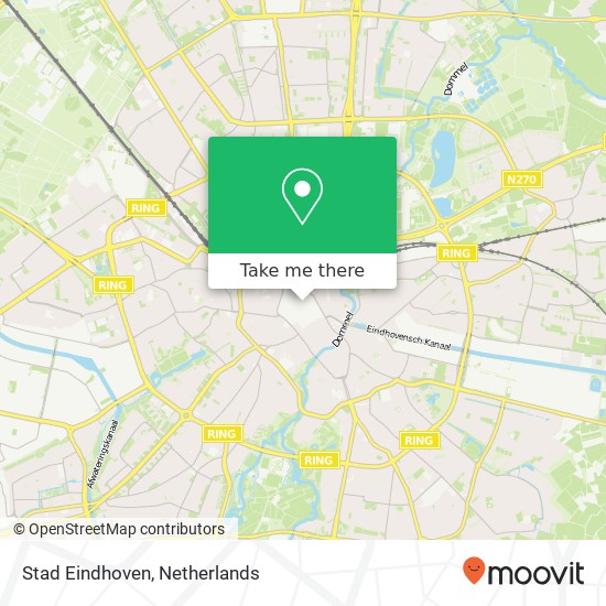 Stad Eindhoven, Markt map