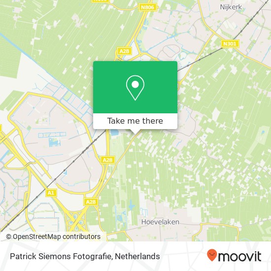 Patrick Siemons Fotografie, Amersfoortseweg 117 map