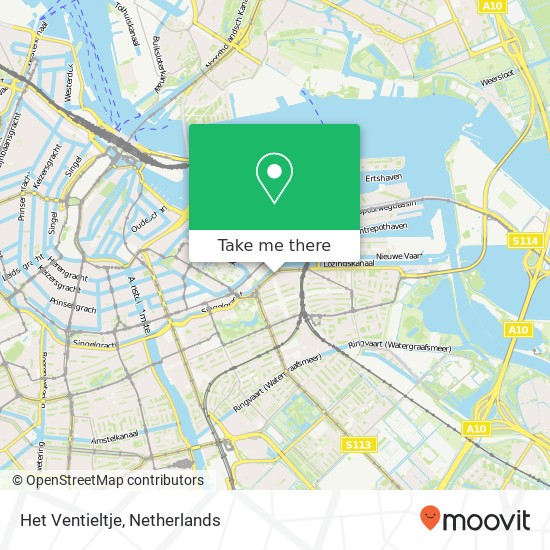 Het Ventieltje, Mauritskade 111H map