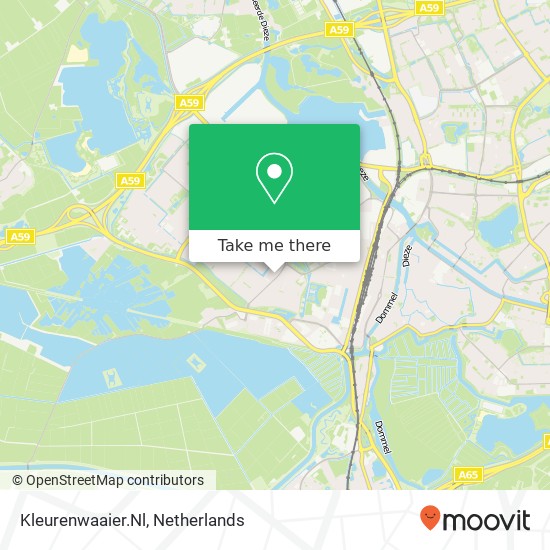 Kleurenwaaier.Nl, Oude Vlijmenseweg map