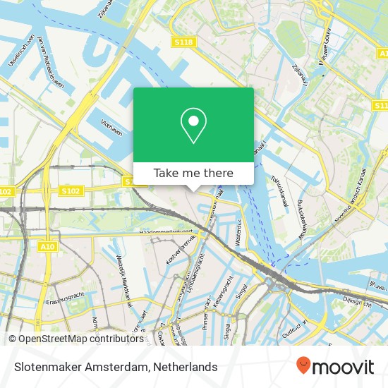 Slotenmaker Amsterdam, Tasmanstraat map