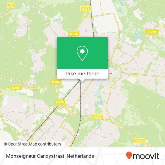 Monseigneur Candystraat, 6134 Sittard map