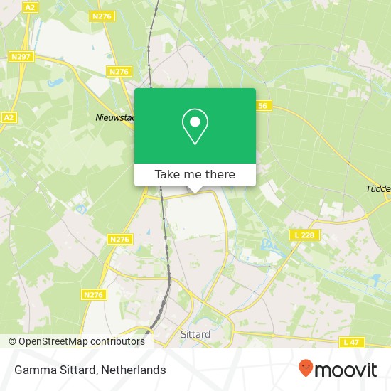 Gamma Sittard, Dokter Nolenslaan map