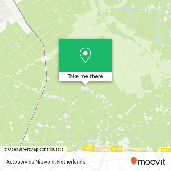 Autoservice Niewold map