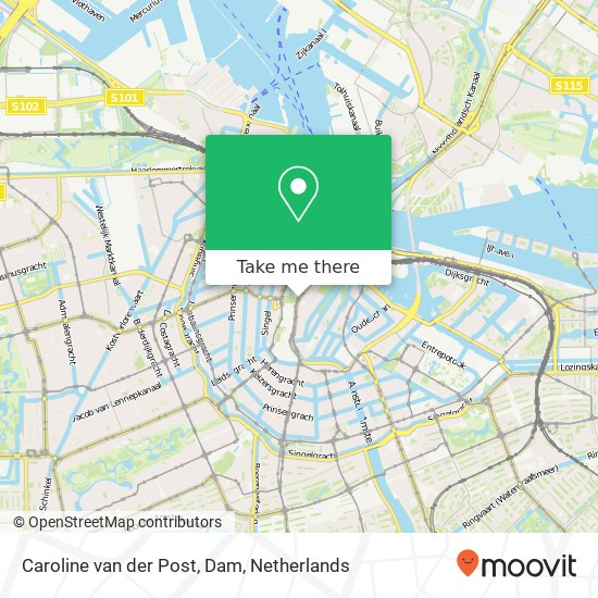 Caroline van der Post, Dam map