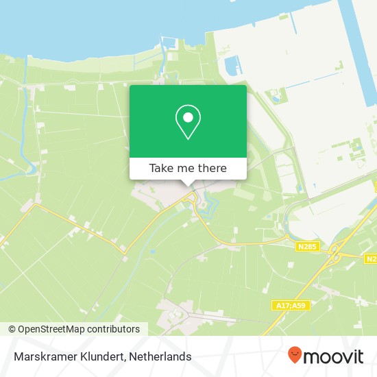 Marskramer Klundert, Doorsteek map