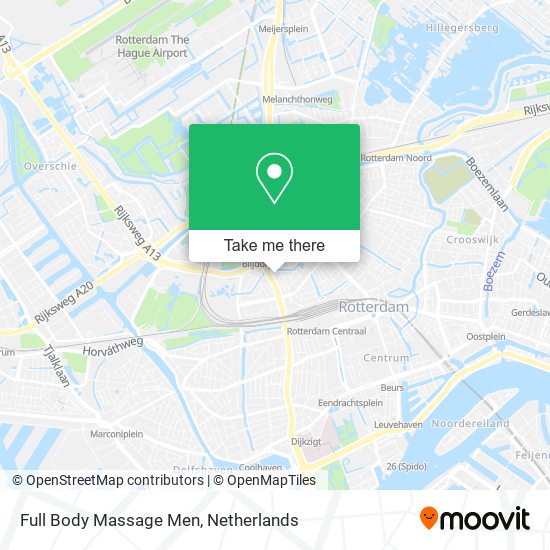 Full Body Massage Men map