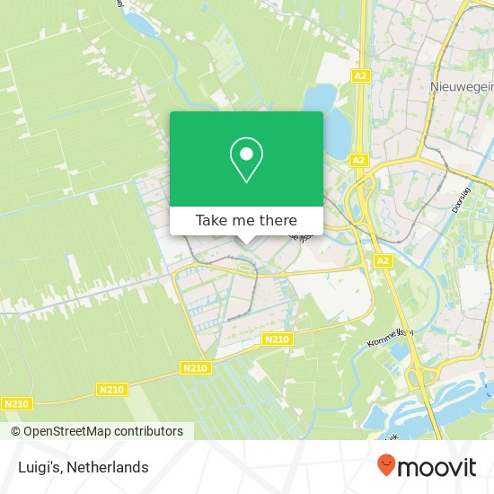 Luigi's, Schuttersgracht 26 map