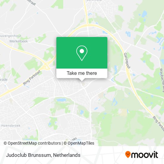 Judoclub Brunssum map