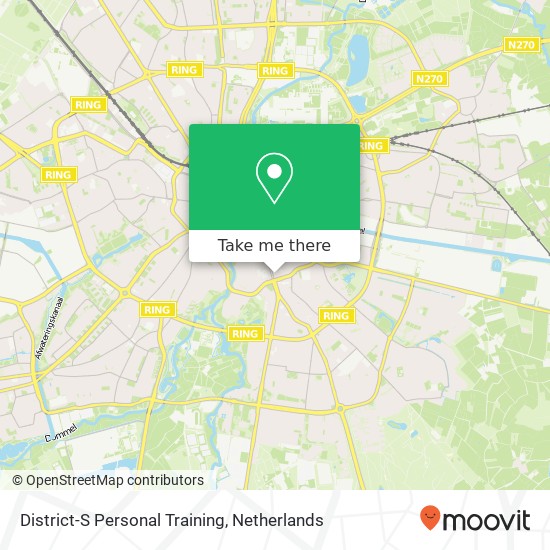 District-S Personal Training, Stratumsedijk 67H Karte
