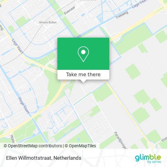 Ellen Willmottstraat map