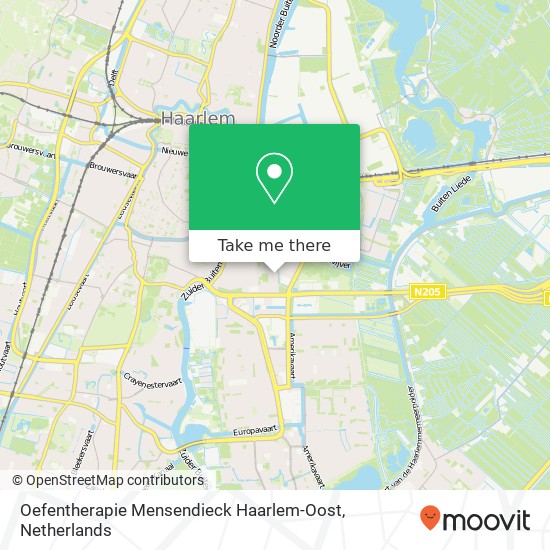 Oefentherapie Mensendieck Haarlem-Oost, Richard Holkade 14 map