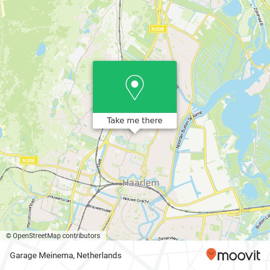 Garage Meinema, Sparrenstraat 30 map