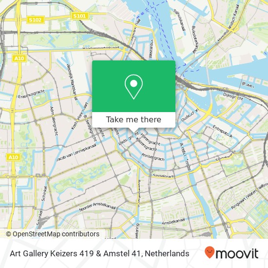 Art Gallery Keizers 419 & Amstel 41 map