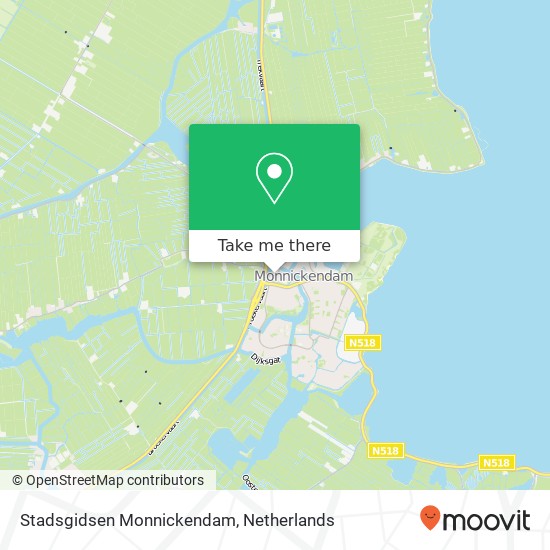 Stadsgidsen Monnickendam Karte