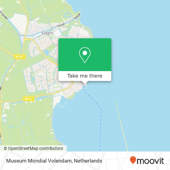 Museum Mondial Volendam map