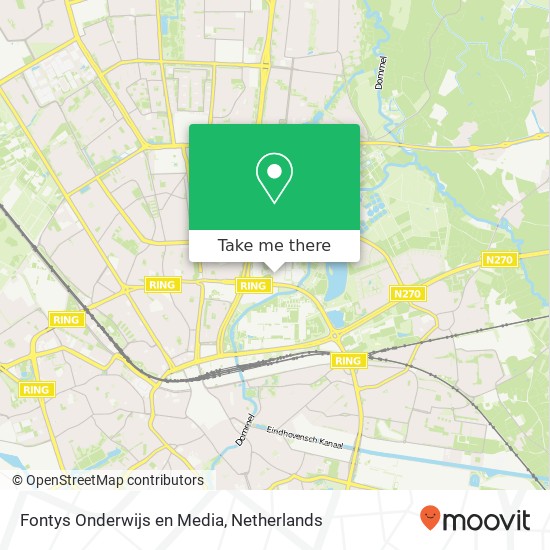 Fontys Onderwijs en Media, Dominee Theodor Fliednerstraat 2 map