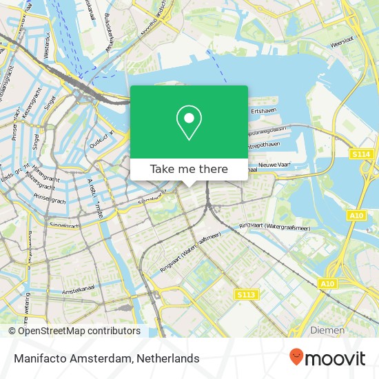 Manifacto Amsterdam map