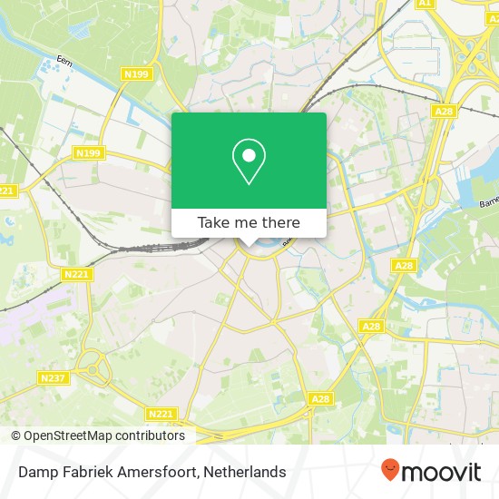 Damp Fabriek Amersfoort, Achter de Arnhemse Poortwal 23 map