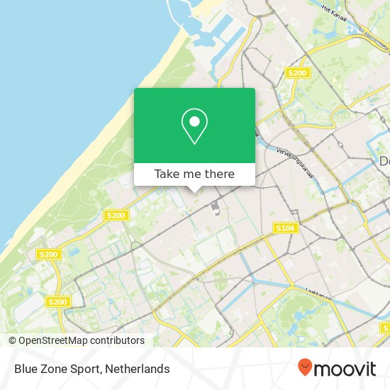 Blue Zone Sport map