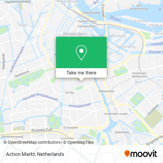 Action Markt map