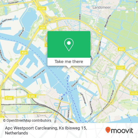 Apc Westpoort Carcleaning, Ks Ibisweg 15 map