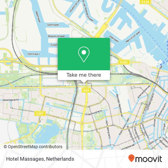 Hotel Massages, Kingsfordweg map