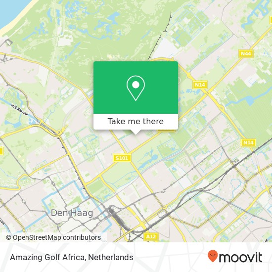 Amazing Golf Africa, Laan van Clingendael 135 map