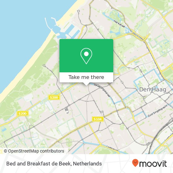 Bed and Breakfast de Beek map