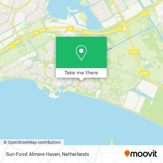 Suri-Food Almere Haven map