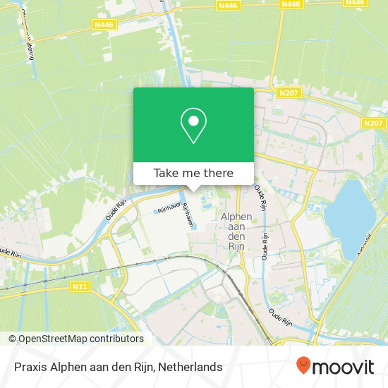 Praxis Alphen aan den Rijn, Van Foreestlaan 15 map