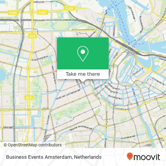 Business Events Amsterdam map
