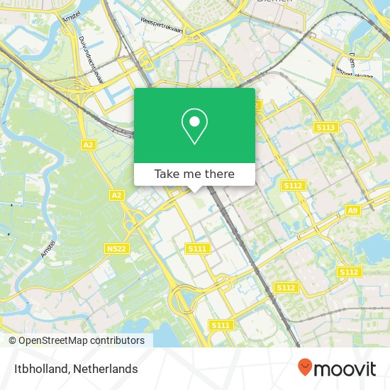 Itbholland map