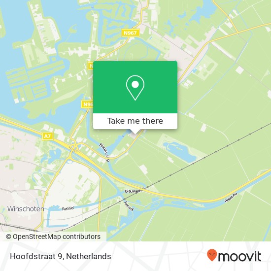 Hoofdstraat 9, 9686 Beerta map