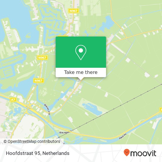 Hoofdstraat 95, 9686 VG Beerta map