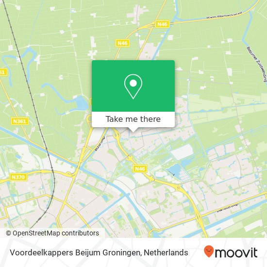 Voordeelkappers Beijum Groningen, Stoepemaheerd 43 Karte