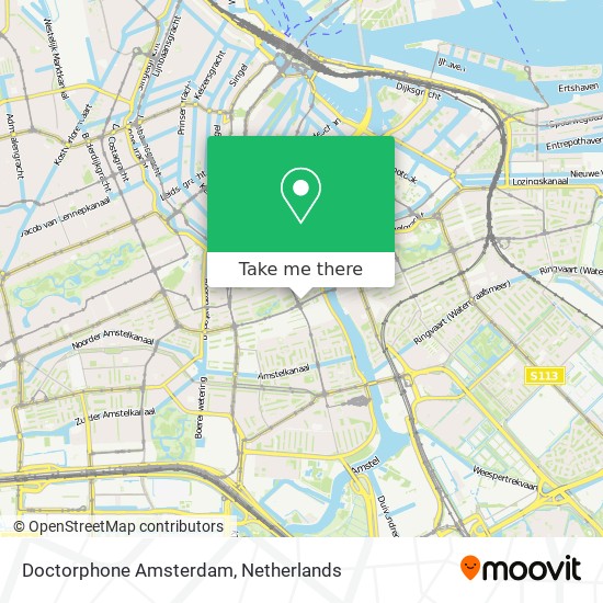 Doctorphone Amsterdam map