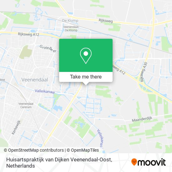 Huisartspraktijk van Dijken Veenendaal-Oost Karte