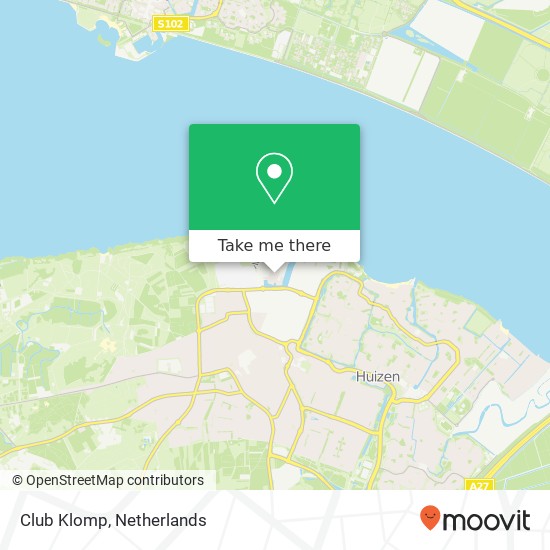 Club Klomp map