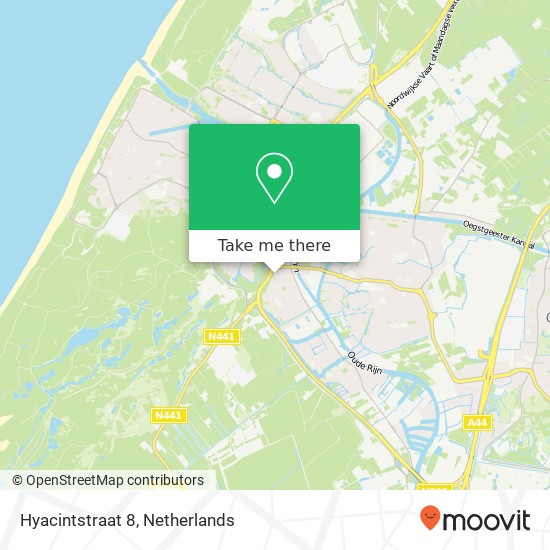 Hyacintstraat 8, 2223 HT Katwijk aan de Rijn map