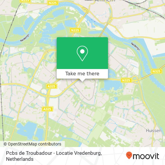 Pcbs de Troubadour - Locatie Vredenburg, Slochterenweg 27 map